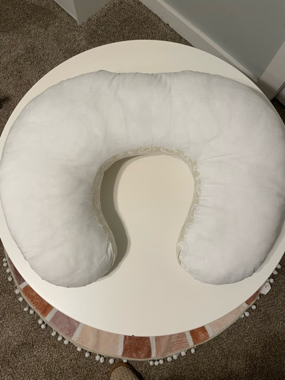 Boppy White Nursing Support Pillow and Two Boppy-Brand Covers